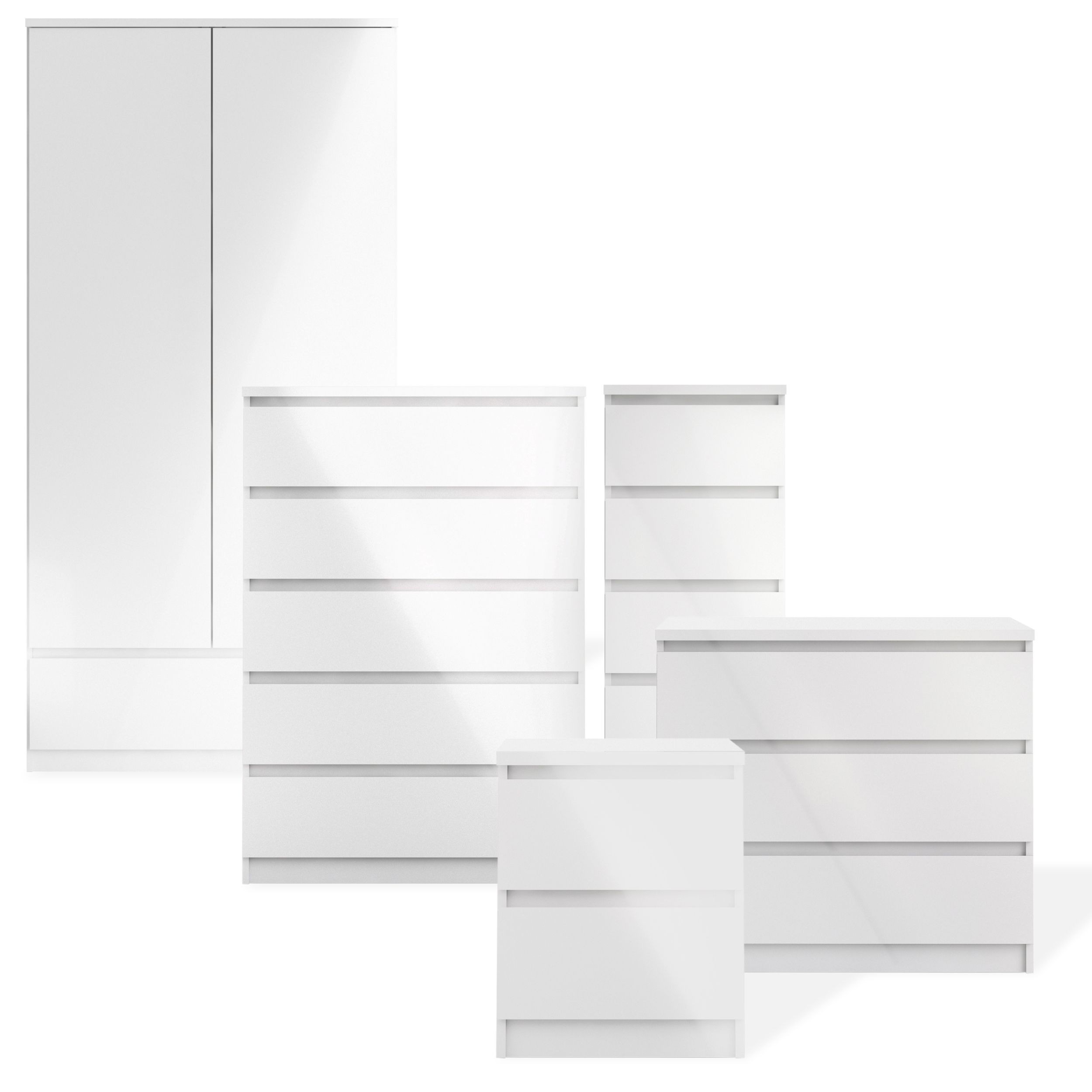 White gloss wardrobe deals b&q