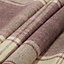 Esmeralda Purple Check Thermal lined Pencil pleat Curtains (W)117cm (L)137cm, Pair