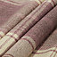 Esmeralda Purple Check Thermal lined Pencil pleat Curtains (W)167cm (L)228cm, Pair