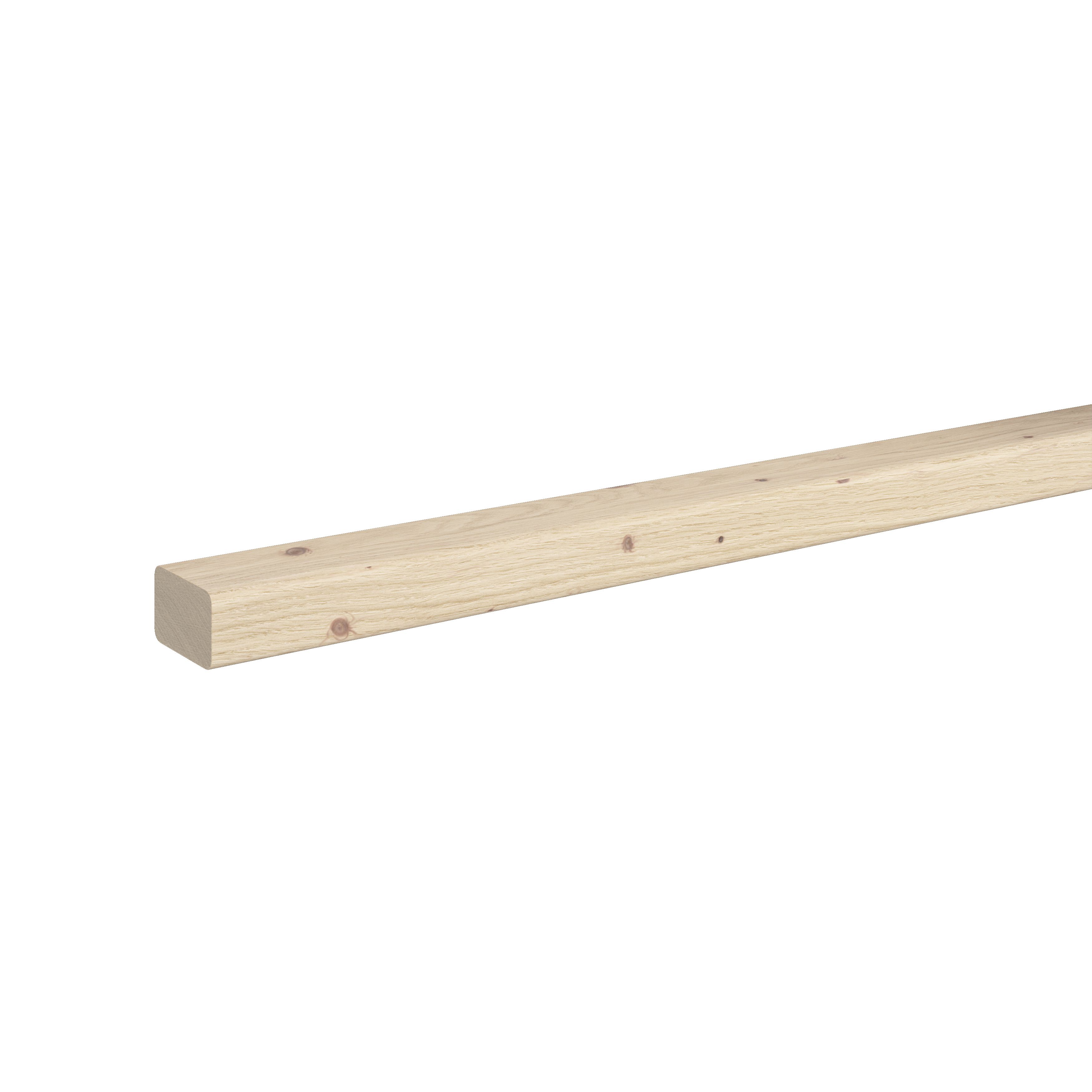 Essentials Smooth Planed C16 Whitewood spruce CLS timber (L)2.4m (W)63mm (T)38mm