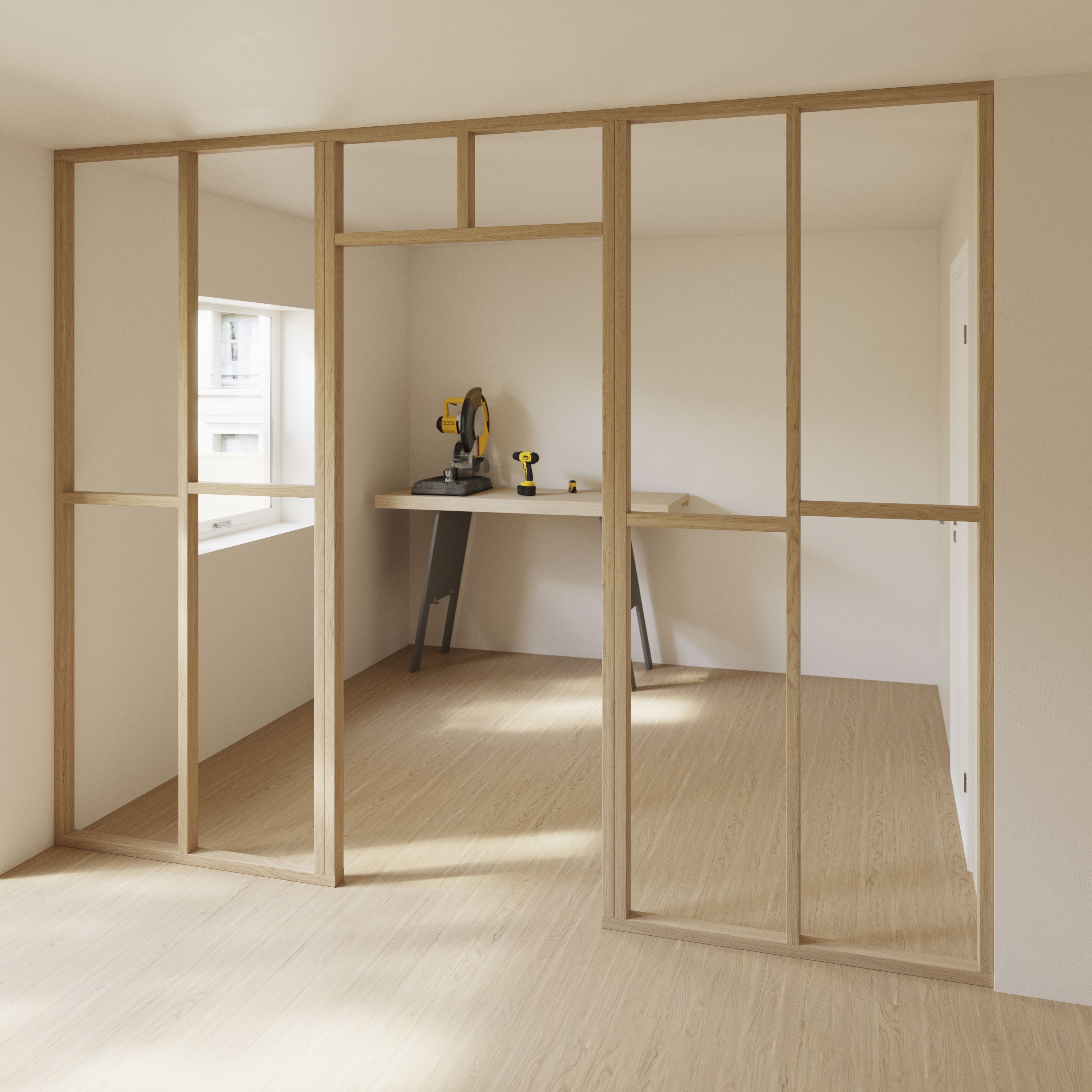 Essentials Smooth Planed C16 Whitewood spruce CLS timber (L)2.4m (W)63mm (T)38mm