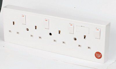 Eterna White Converter socket