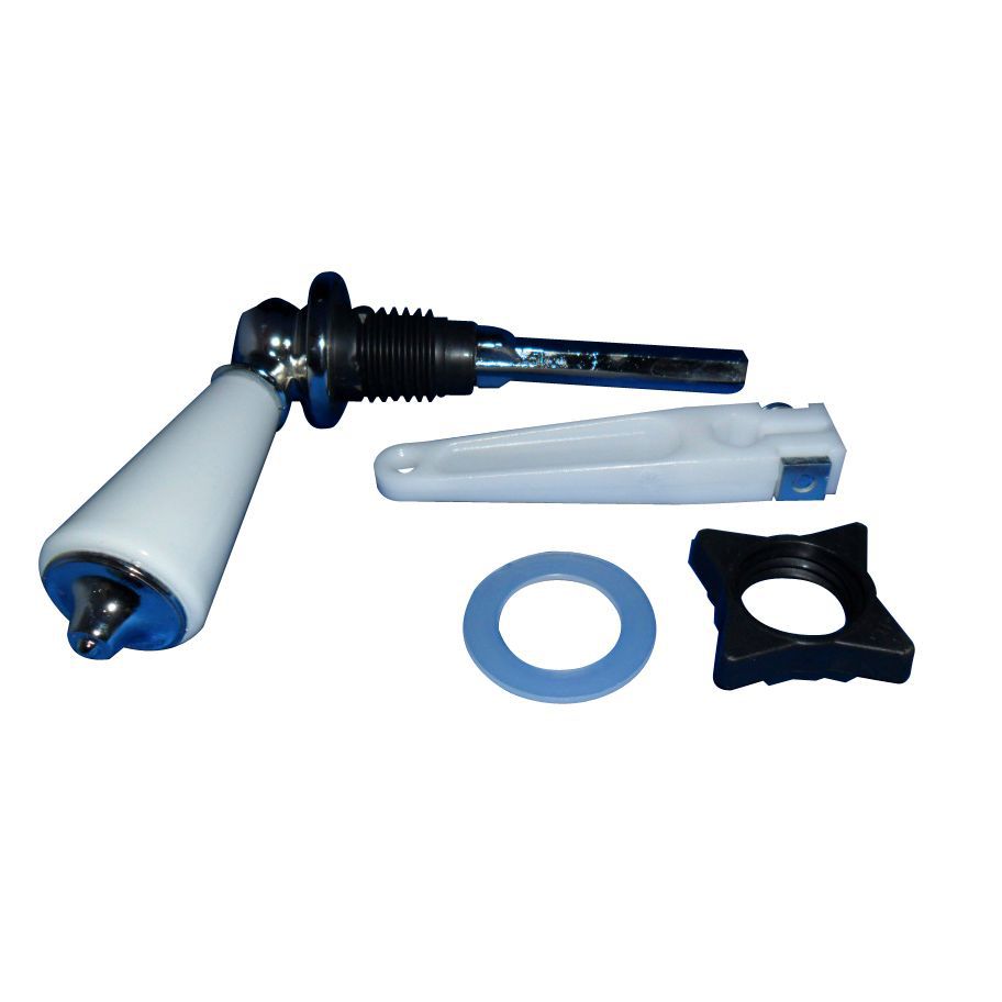 Euroflo Ceramic & metal Chrome effect Cistern lever DIY at B&Q