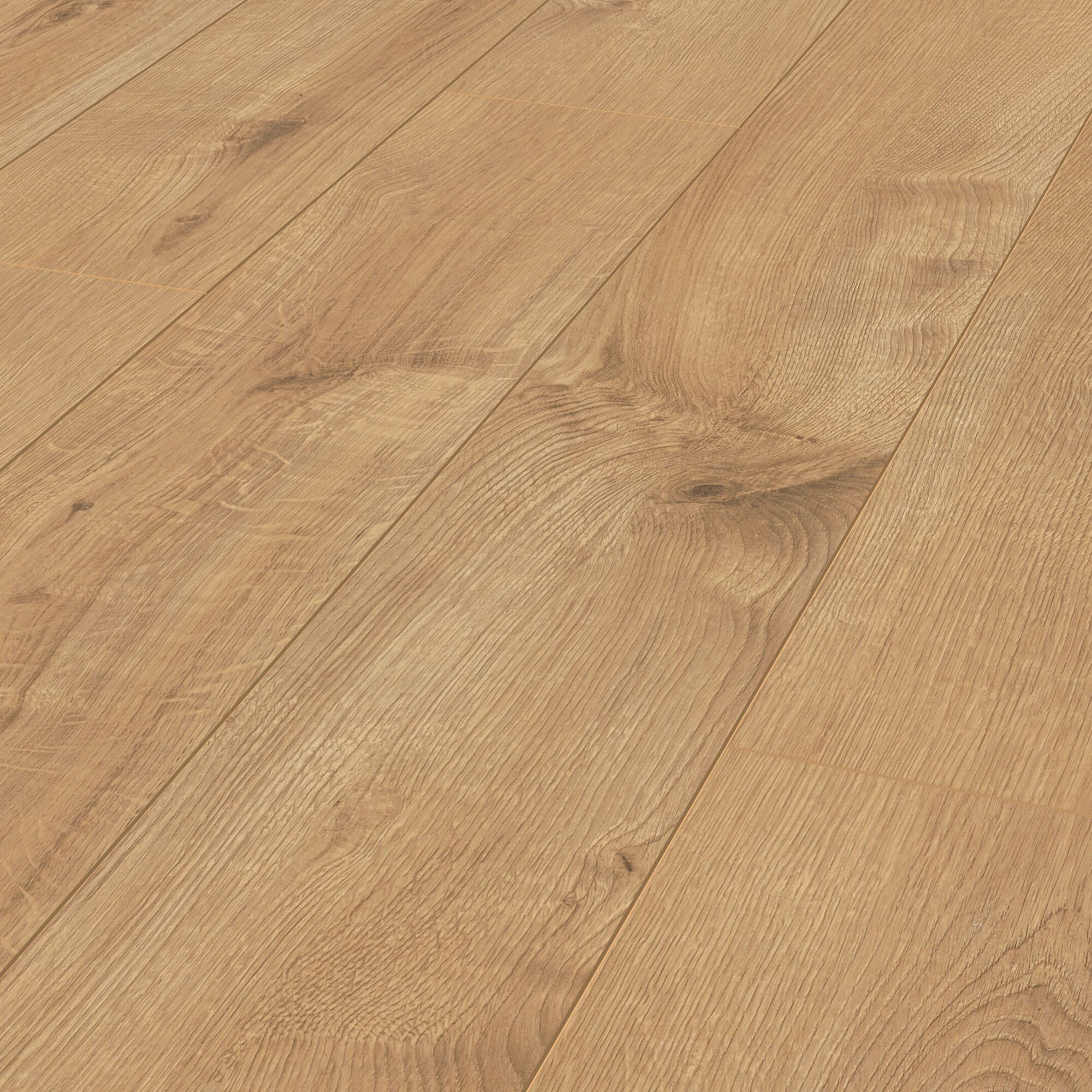 Eurohome Ravensdale Natural oak effect Laminate Flooring Sample