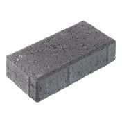 Europa Charcoal Block paving (L)200mm (W)100mm (T)60mm