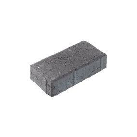 Europa Charcoal Block paving (L)200mm (W)100mm (T)60mm