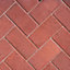 Europa Red Block paving (L)200mm (W)100mm, Pack of 404