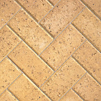 Europa Red Block paving (L)200mm (W)100mm, Pack of 404