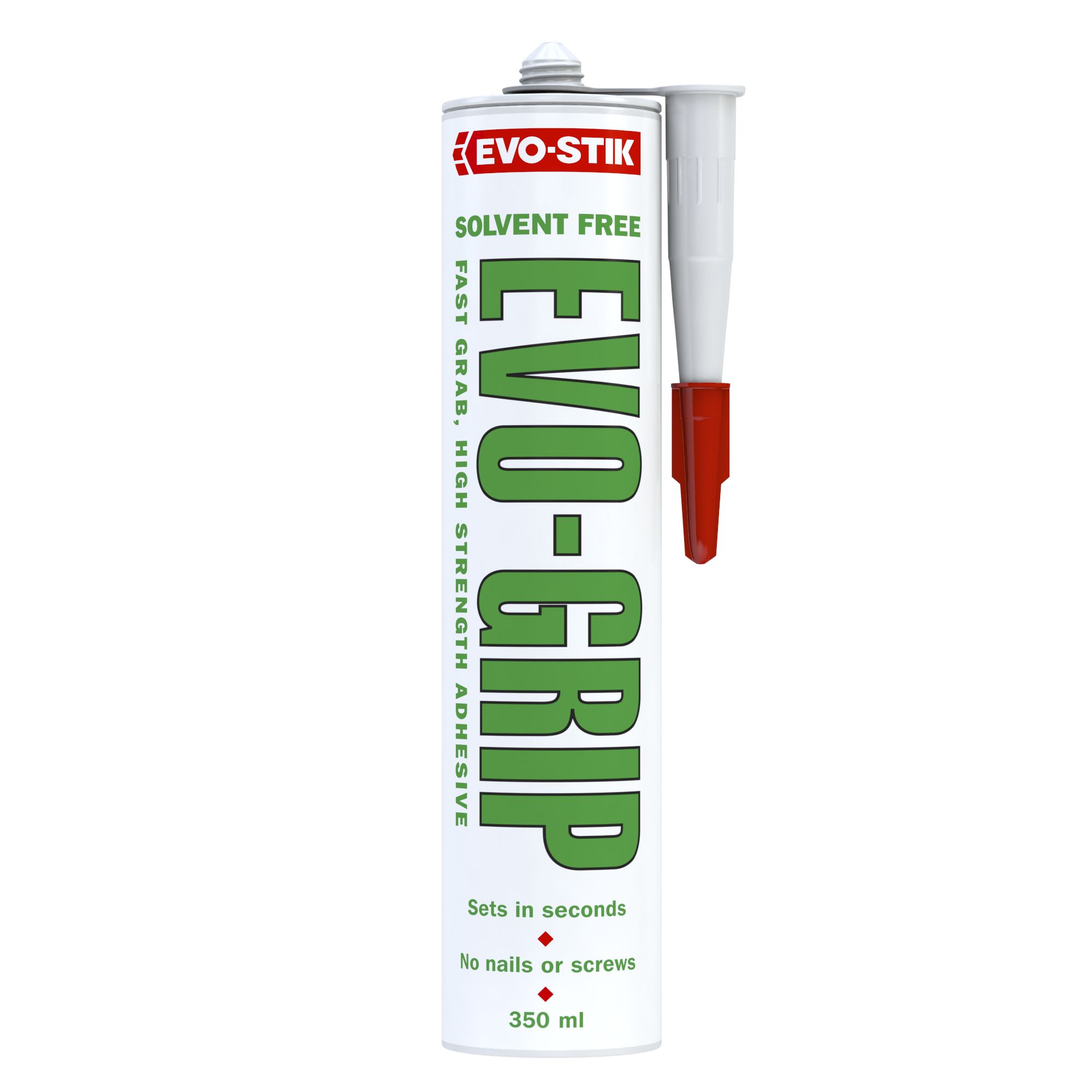 Evo-Stik Evo-grip Solvent-free White Grab adhesive 350ml 0.21kg