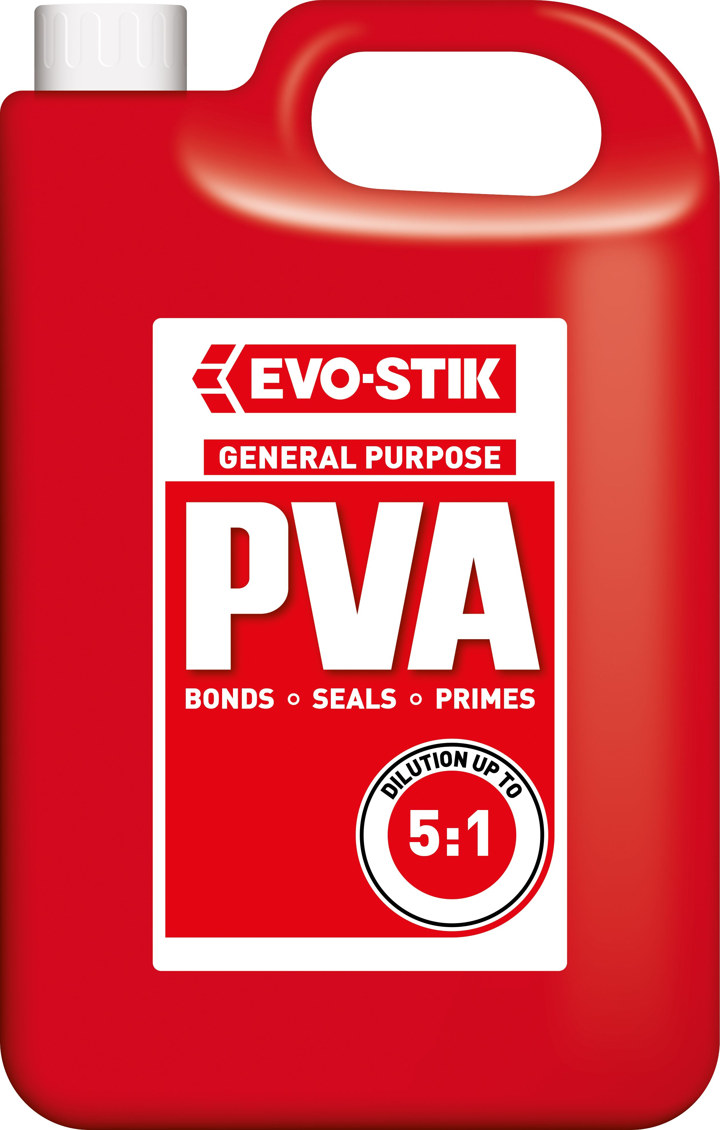 Evo-Stik General Multi-purpose PVA adhesive 5L