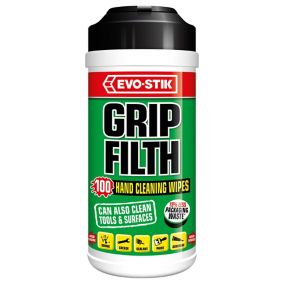 Evo-Stik Gripfilth Cleaning wipes, Pack of 100