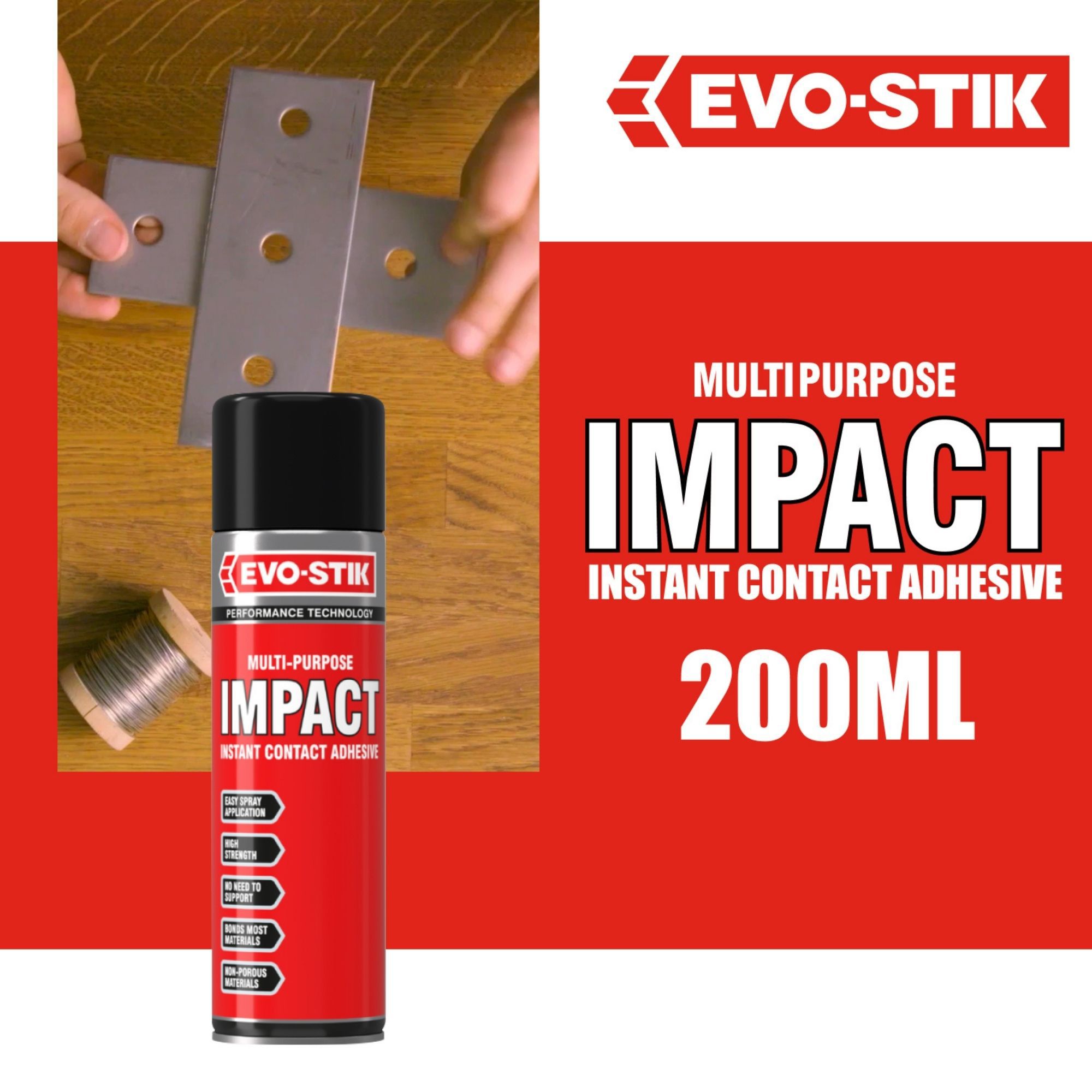 Evo-Stik Impact Spray contact adhesive 200ml