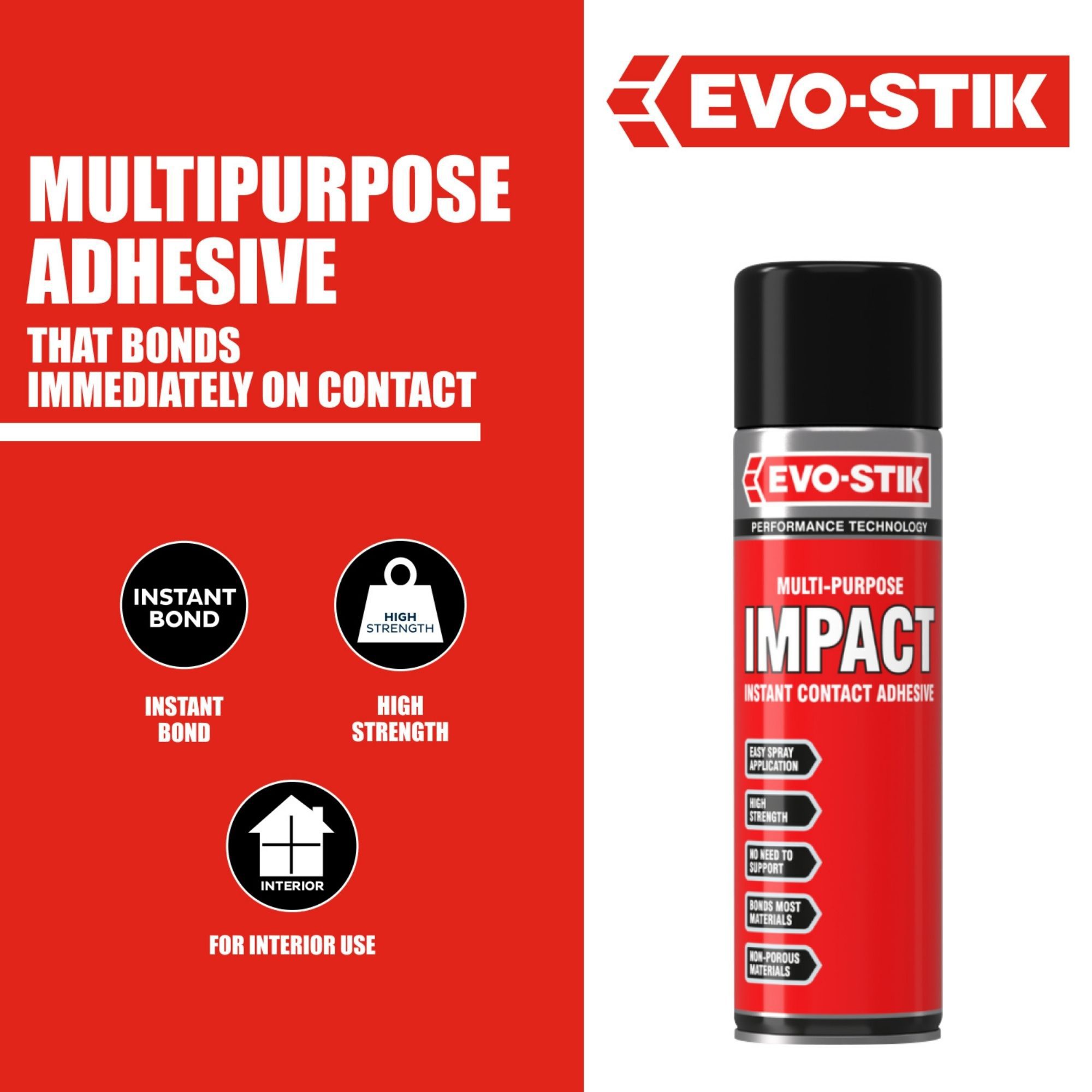Evo-Stik Impact Spray contact adhesive 200ml