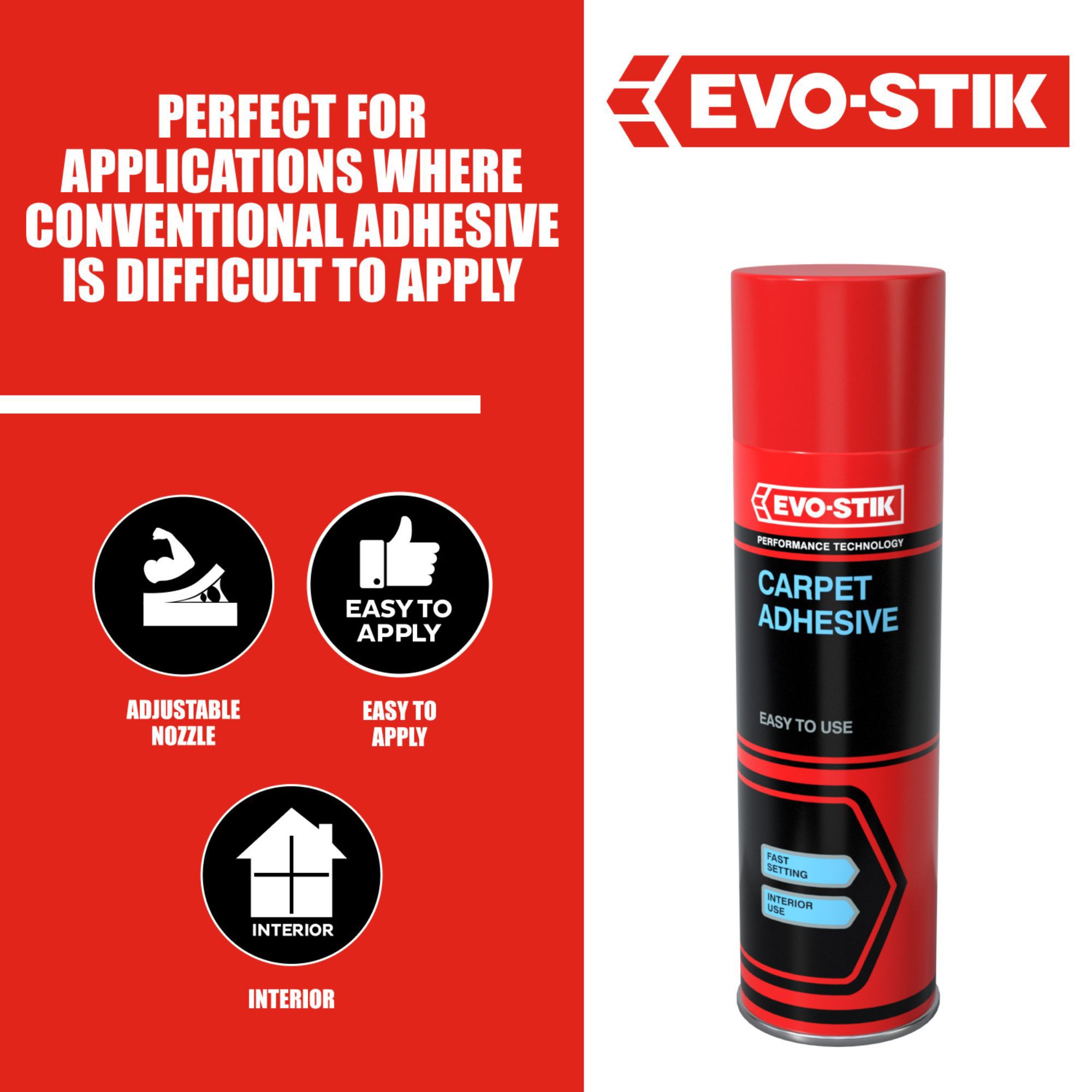Evo-Stik Light amber Carpet Adhesive 500ml