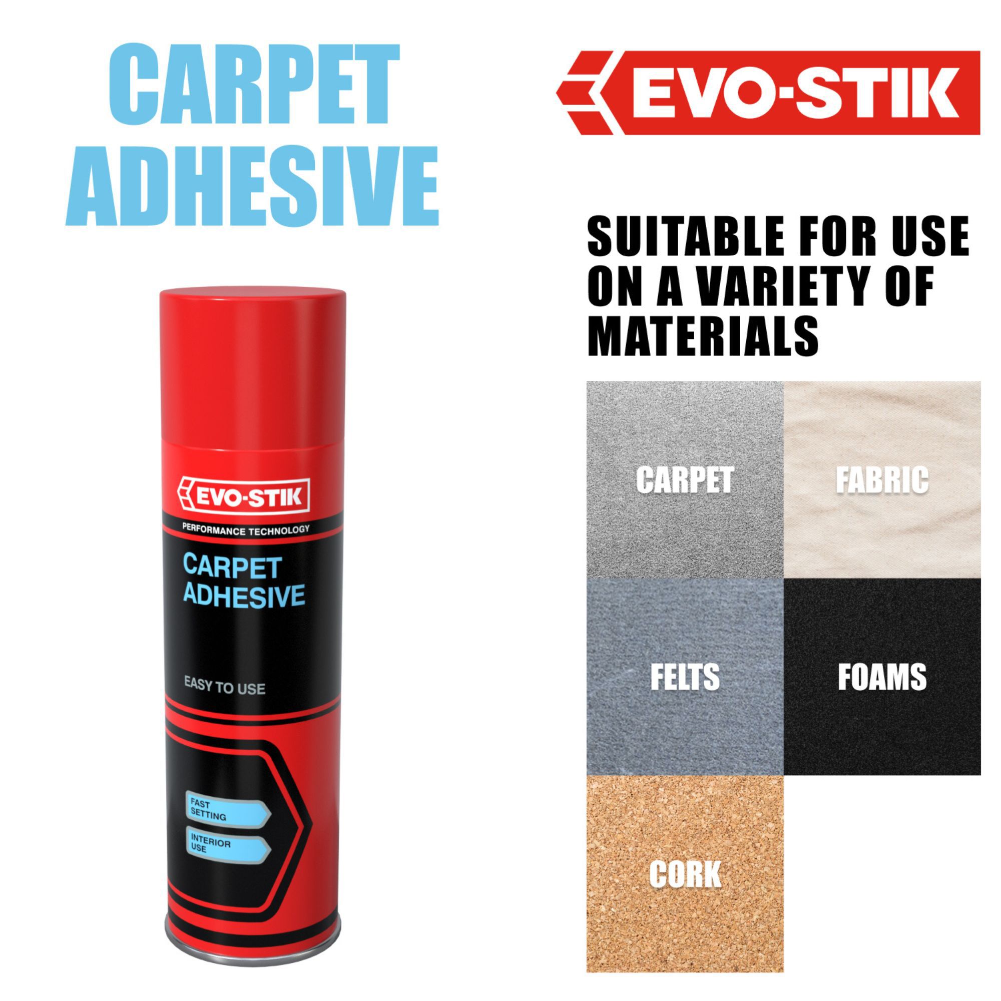 Evo-Stik Light amber Carpet Adhesive 500ml
