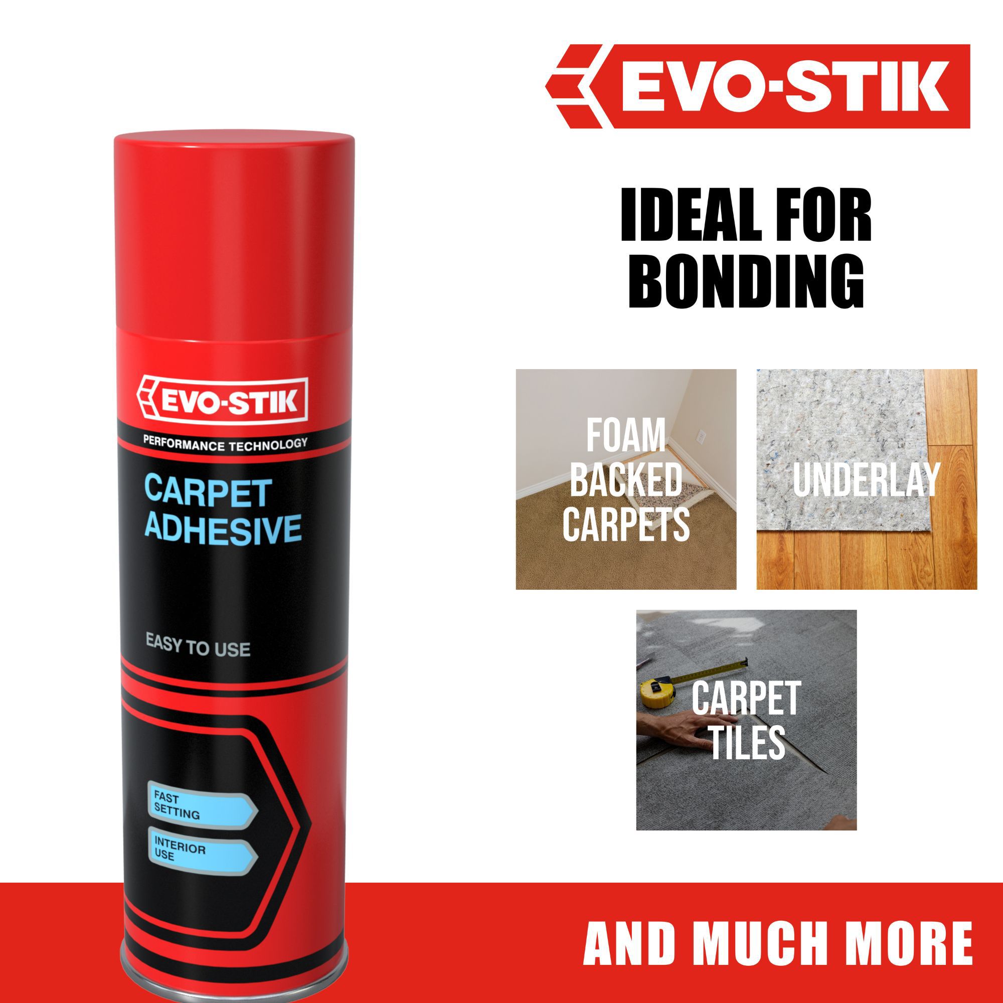 Evo-Stik Light amber Carpet Adhesive 500ml