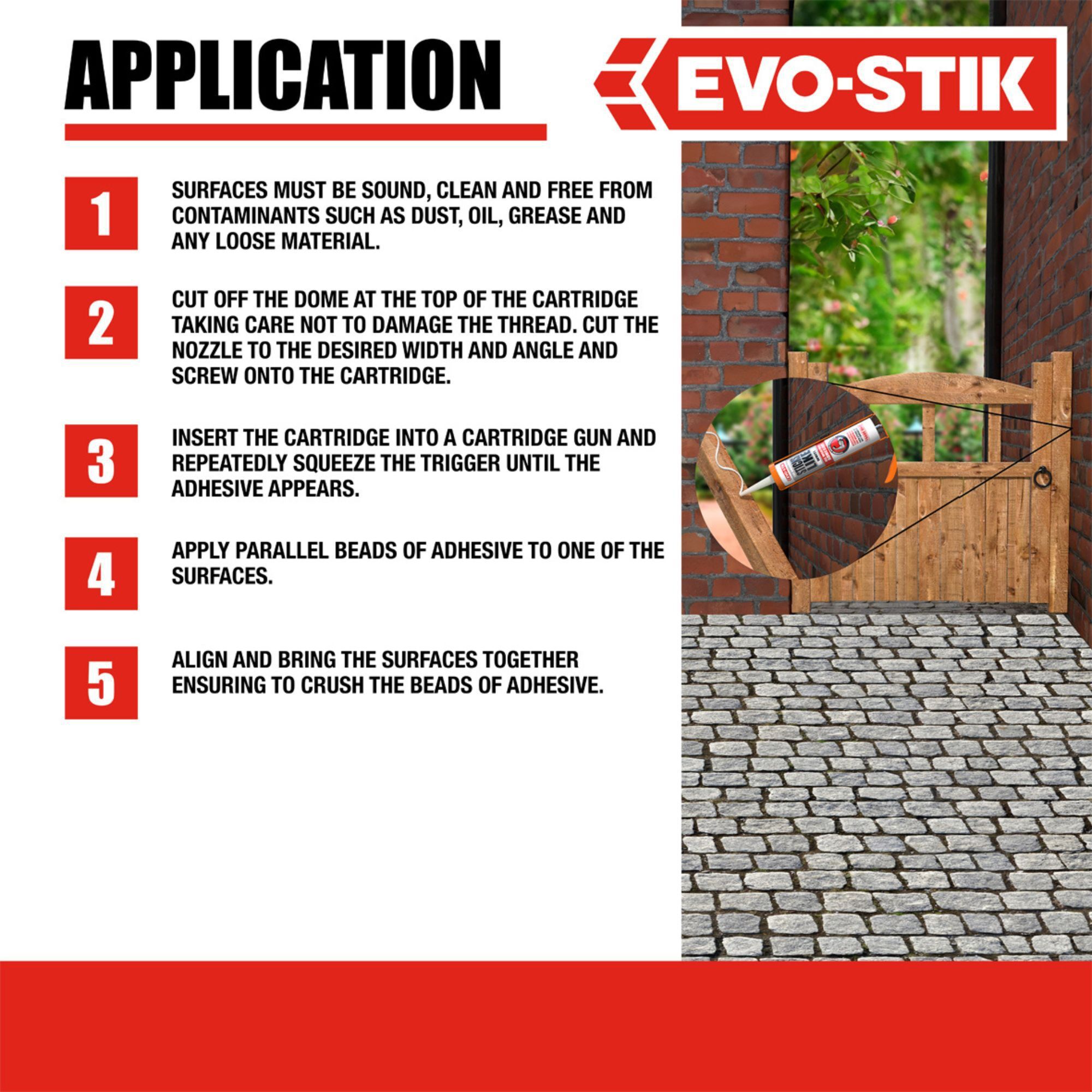 Evo-Stik Sticks Like White Weatherproof Grab adhesive, Volume 290ml