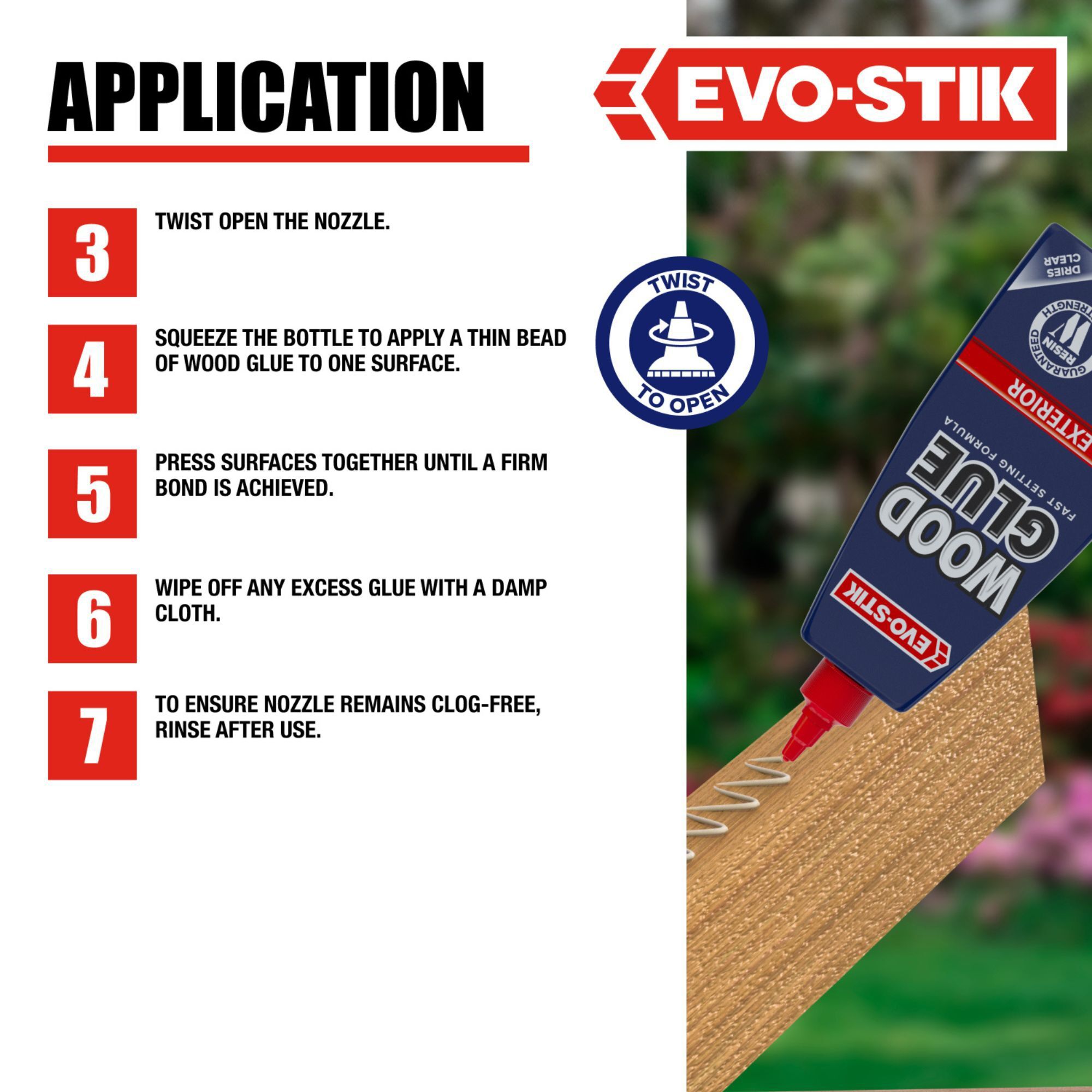 Evo-Stik Wood glue - exterior Adhesive, 1L