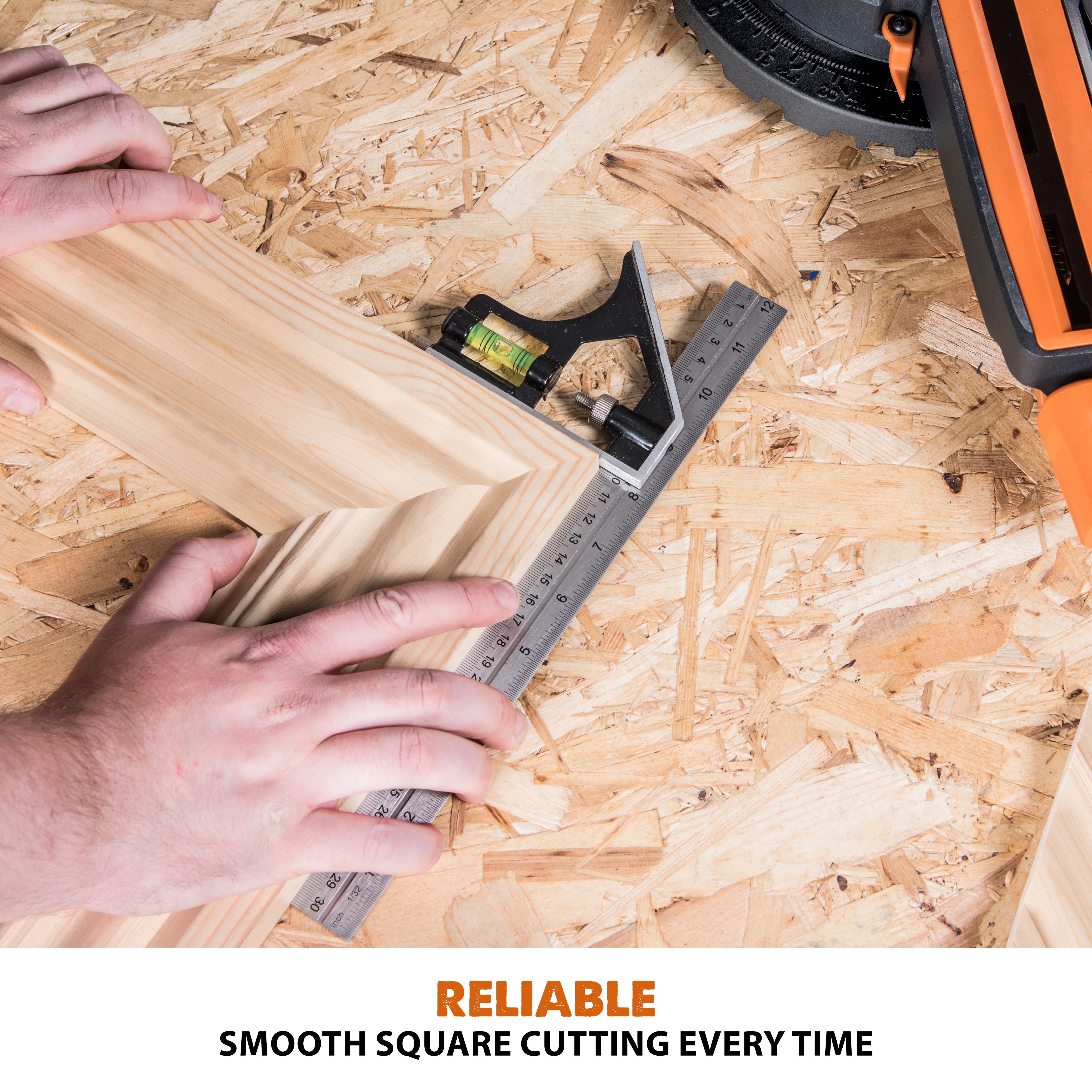 Evolution 1200W 230-240V 185mm Corded Sliding mitre saw R185SMS+
