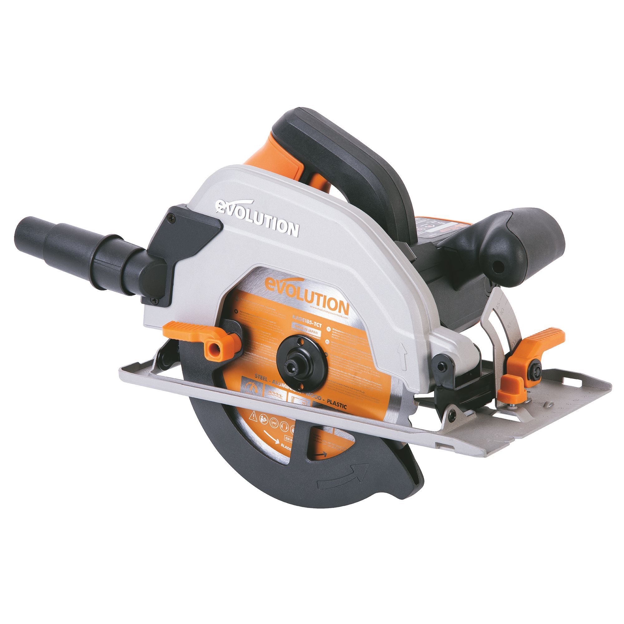 Evolution 1200W 240V 185mm Corded Circular saw R185CCSL240 DIY