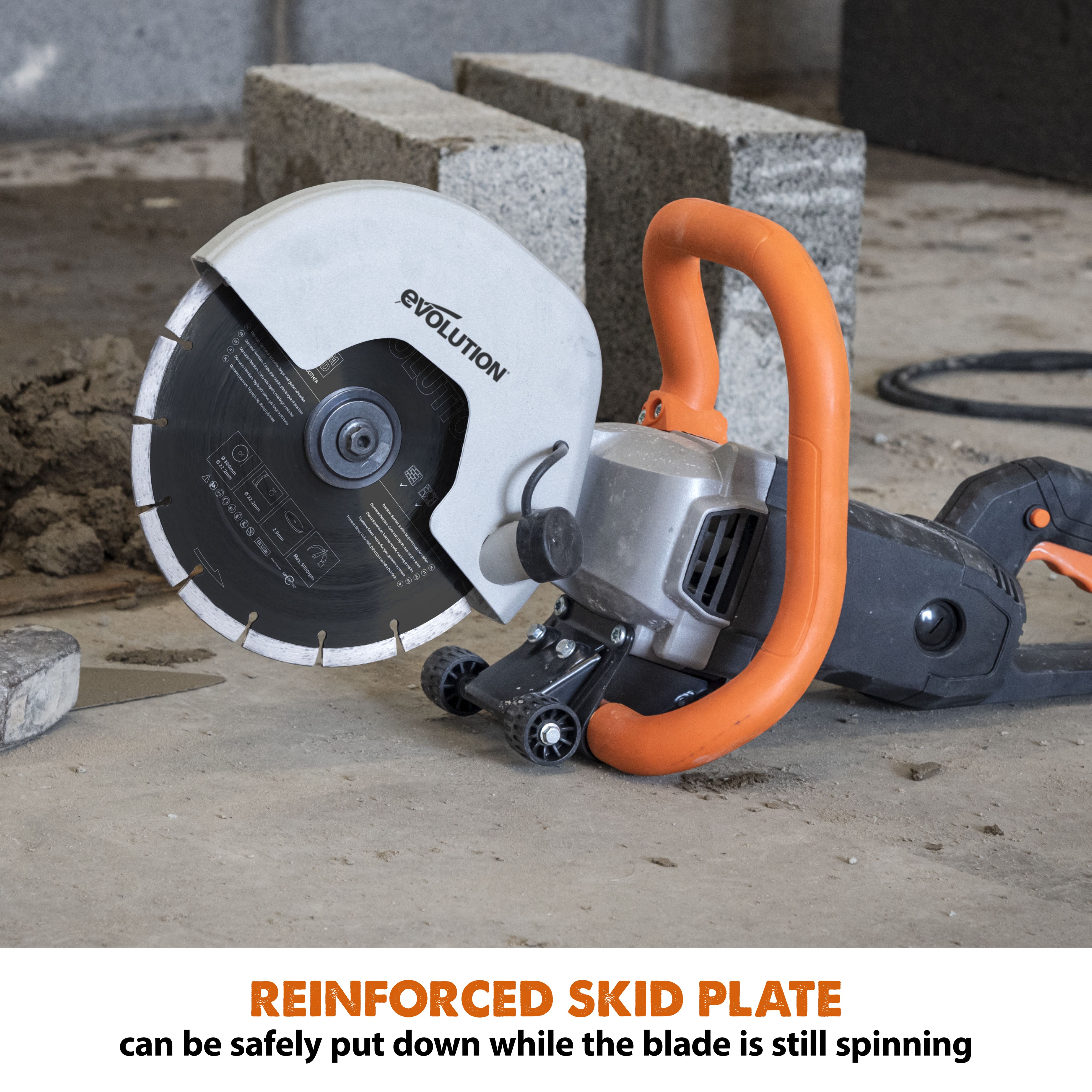 Evolution 2000W 230-240V 230mm Corded Disc cutter R230DCT