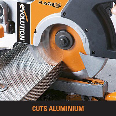 Evolution Power Tools  RAGE3 Multipurpose Sliding Mitre Saw Range 