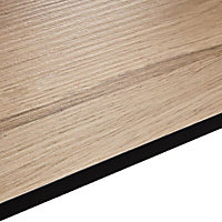 Exilis 12.5mm Pyla Wood effect Laminate Square edge Kitchen Worktop, (L)3020mm