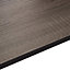 Exilis 12.5mm Topia Dark wood effect Laminate Square edge Kitchen Worktop, (L)3020mm