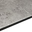 Exilis 12.5mm Woodstone Grey Stone effect Laminate Square edge Kitchen Curved Worktop, (L)950mm