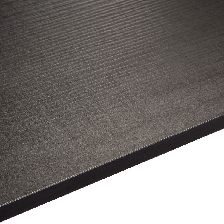Exilis Brasero black Wood effect Square edge Laminate Worktop (T) 1.25cm x (L) 150cm x (W) 42.5cm