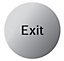 Exit Stainless steel Safety sign