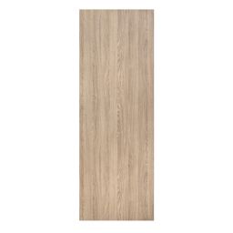 Exmoor Flush Smooth Medium-density fibreboard (MDF) Oak veneer Internal Sliding Door, (H)2040mm (W)826mm