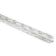 Expamet Steel Angle bead (L)2.4m (W)22mm (T)3mm