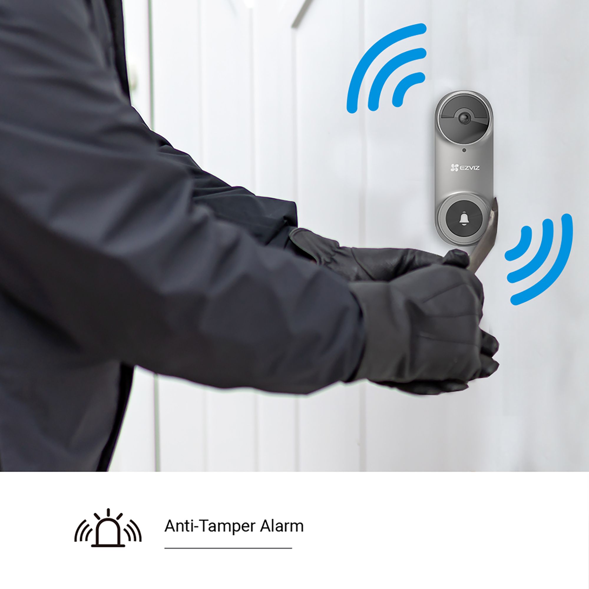 Ezviz DB2 Grey Wireless Video doorbell