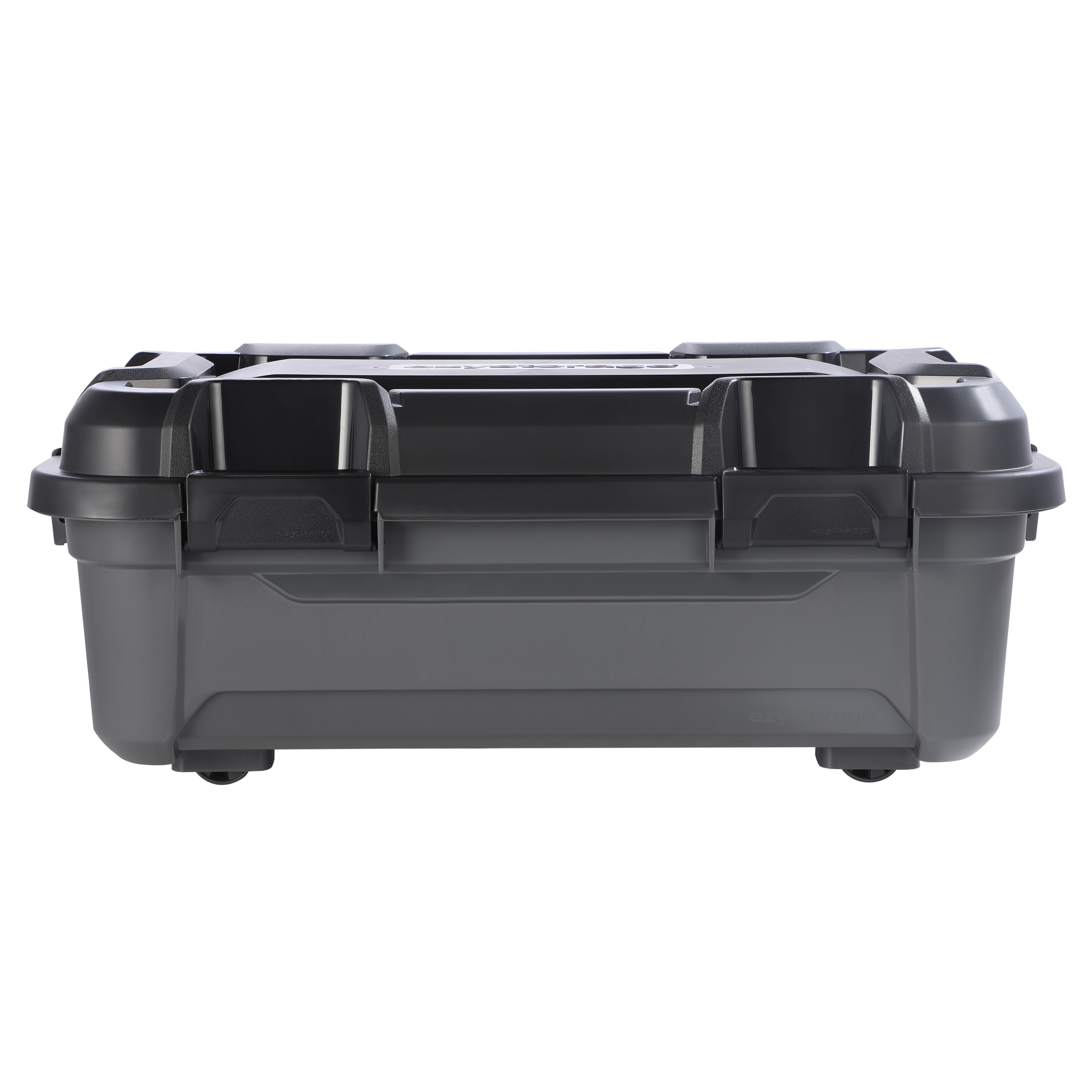 Form Skyda Heavy duty Black 149L Plastic Nesting Wheeled Storage trunk with  Lid