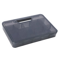 Ezy Storage Bunker tough Clear Organiser with 12 compartment