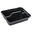 Ezy Storage Bunker tough Grey Insert tray with 2 compartment