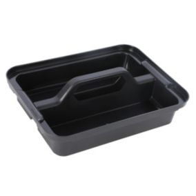 Ezy Storage Bunker tough Grey Insert tray with 2 compartment