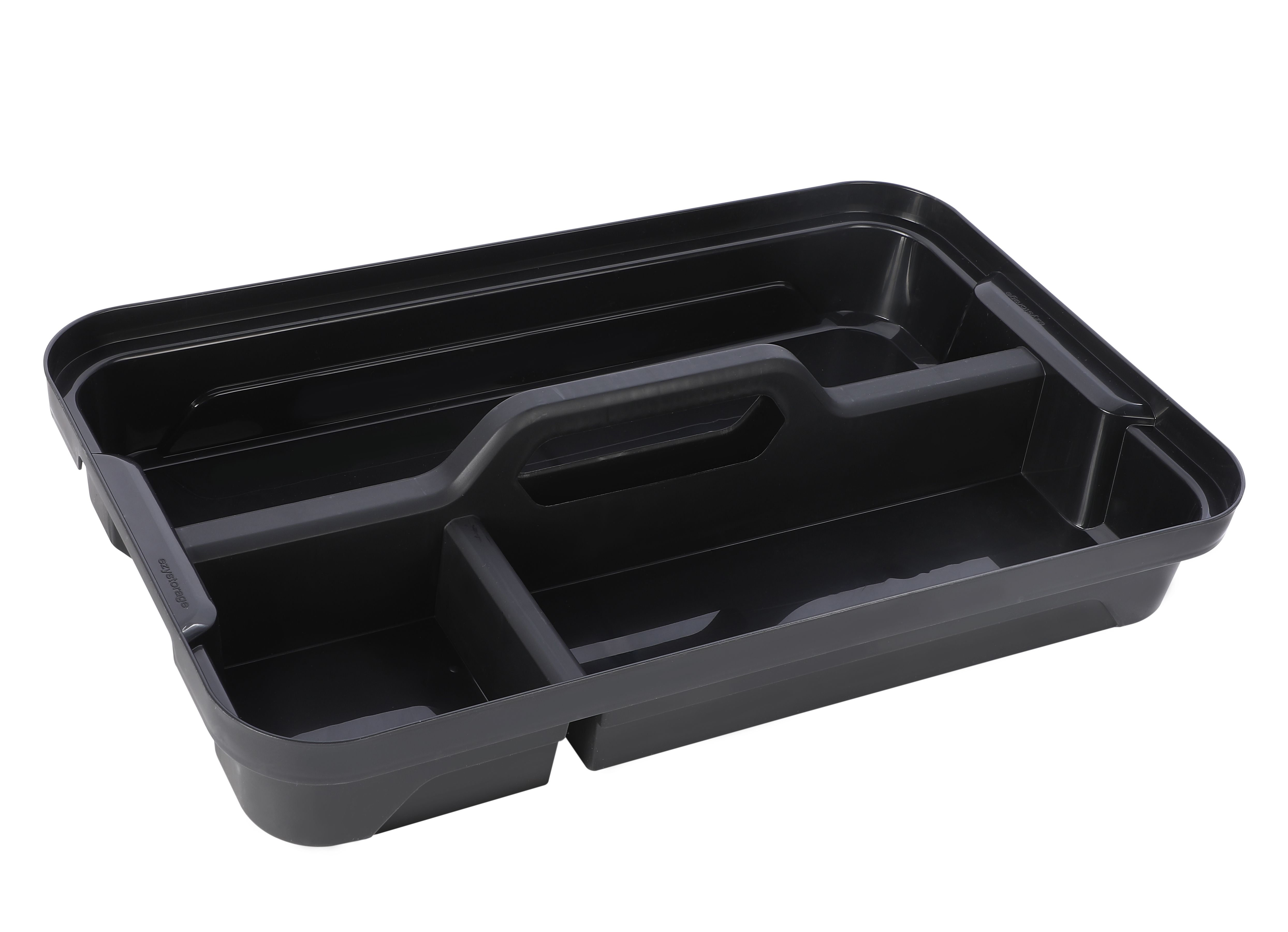 Ezy Storage Bunker tough Grey Insert tray with 3 compartments