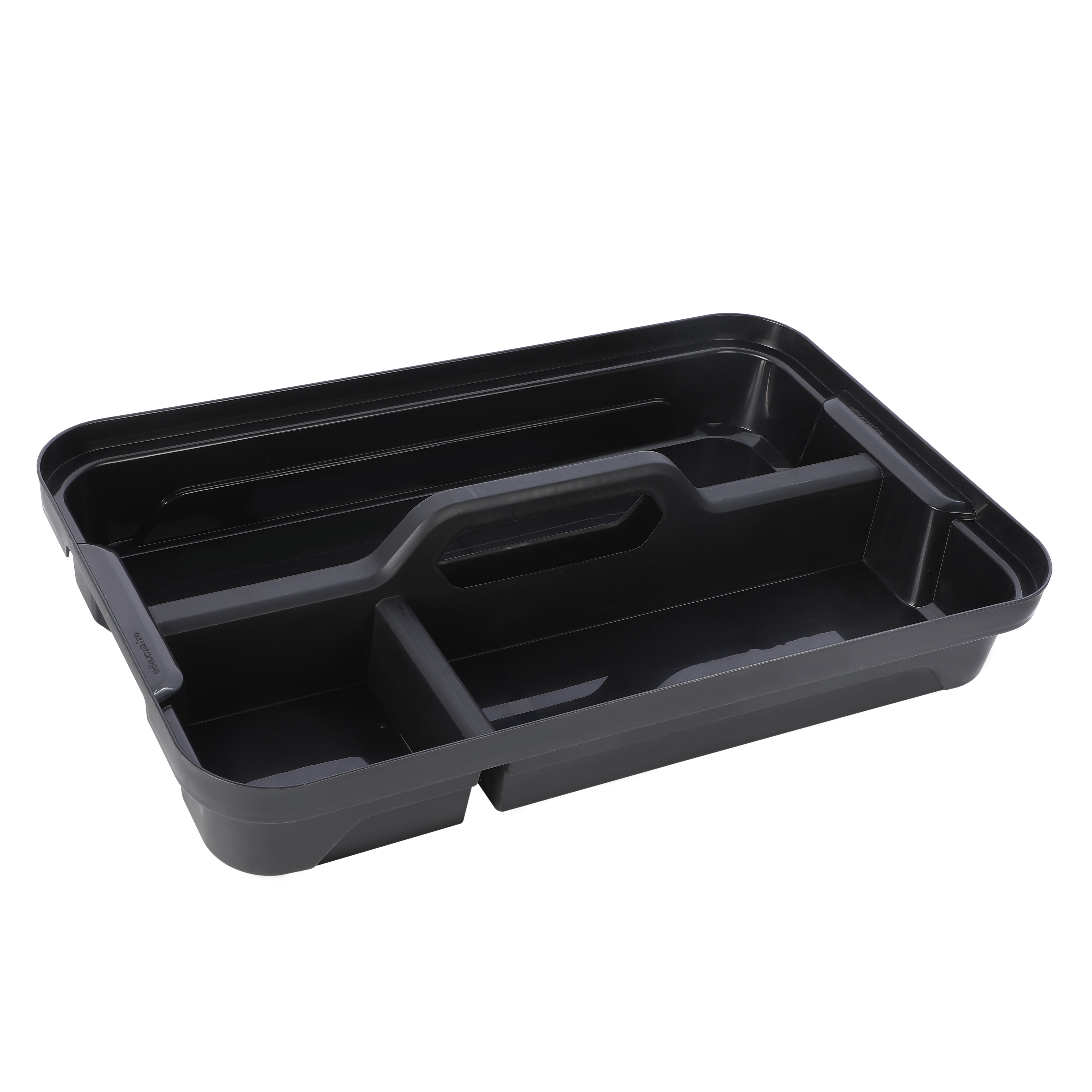 Ezy Storage Bunker tough Grey Insert tray with 3 compartment