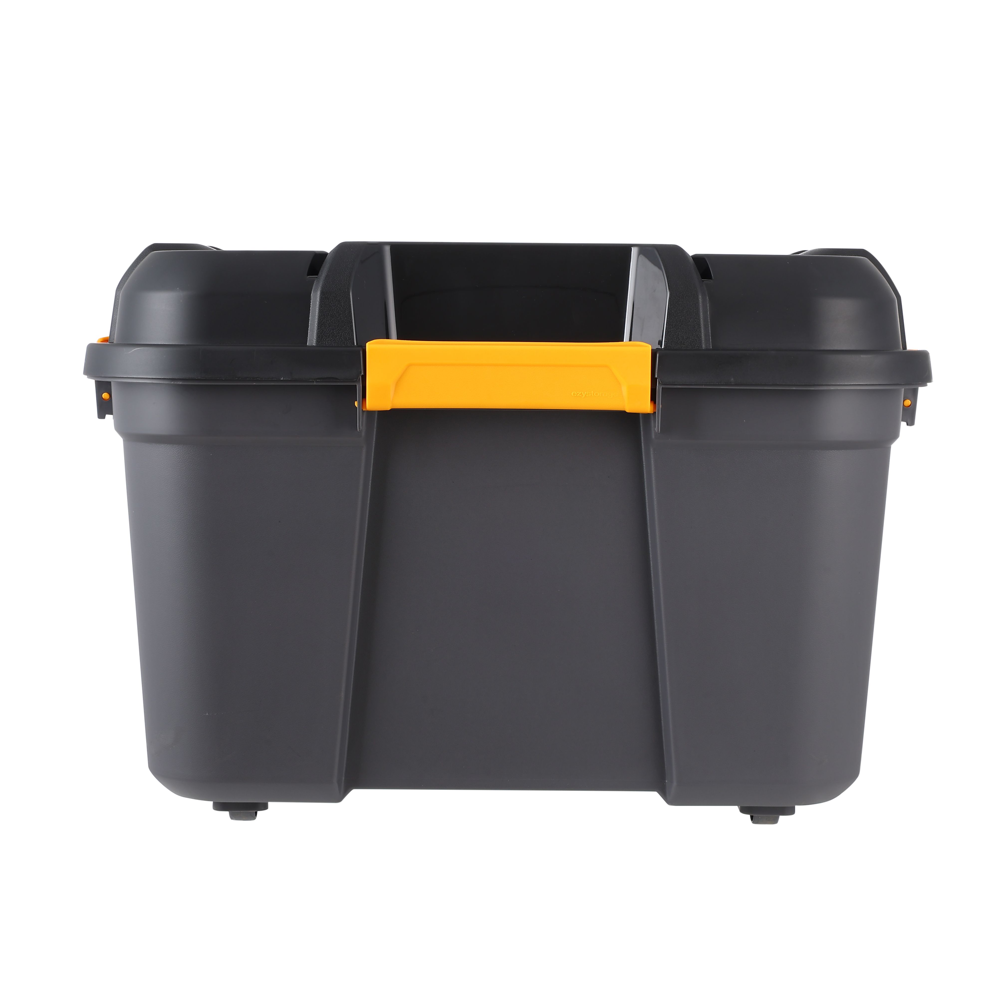 Ezy Storage Bunker tough Heavy duty Black 120L XL Plastic Stackable ...