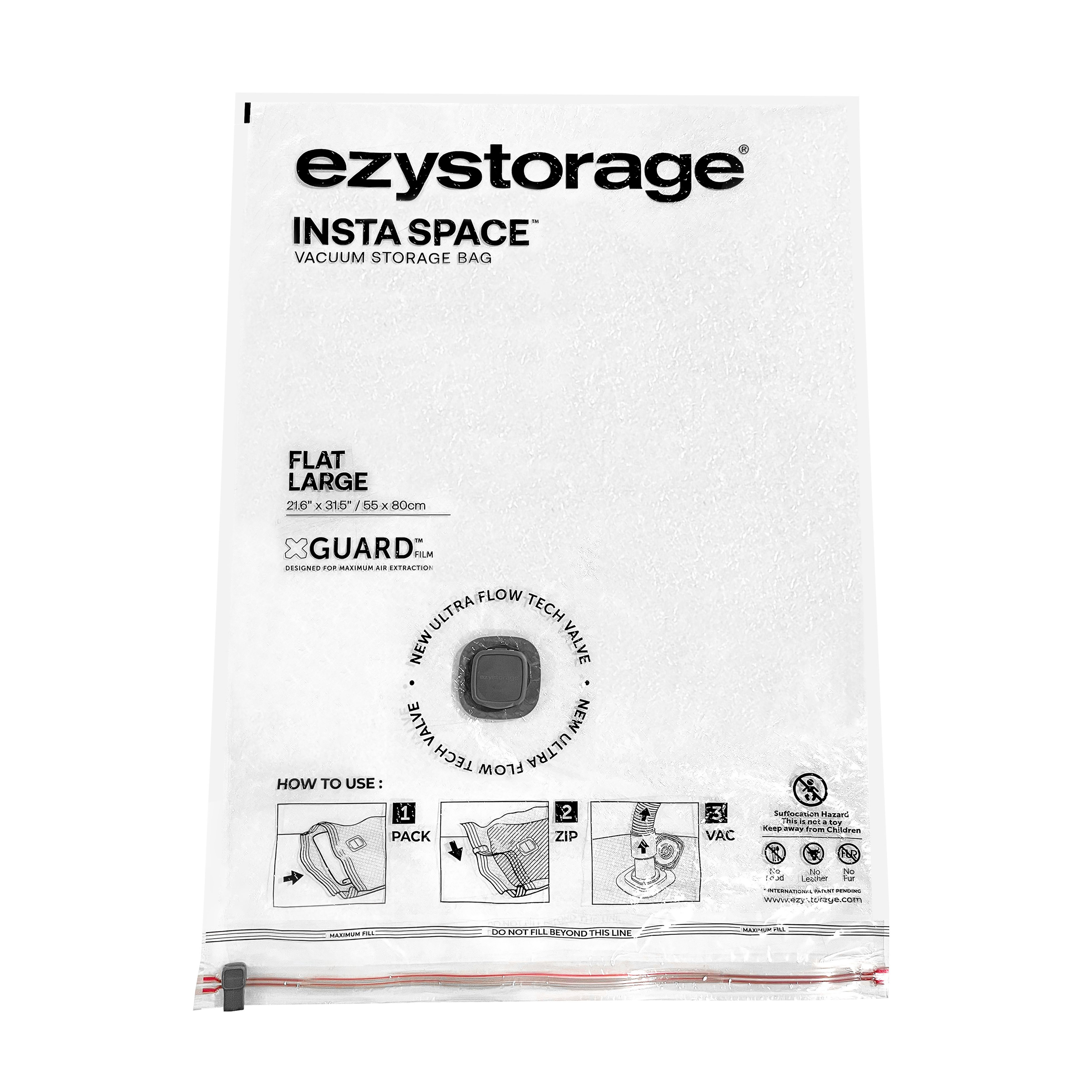 Ezy Storage Insta space Large Vacuum storage bag, Pack of 2