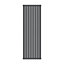 Faringdon Anthracite Vertical Designer Radiator, (W)608mm x (H)1800mm