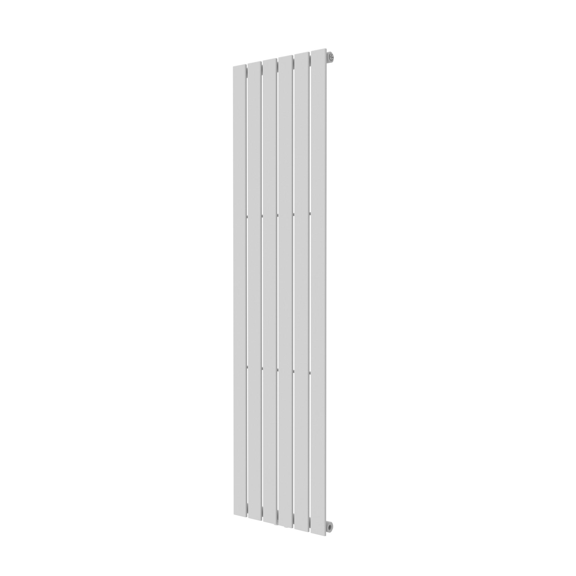 Faringdon White Vertical Designer Radiator, (W)452mm x (H)1800mm