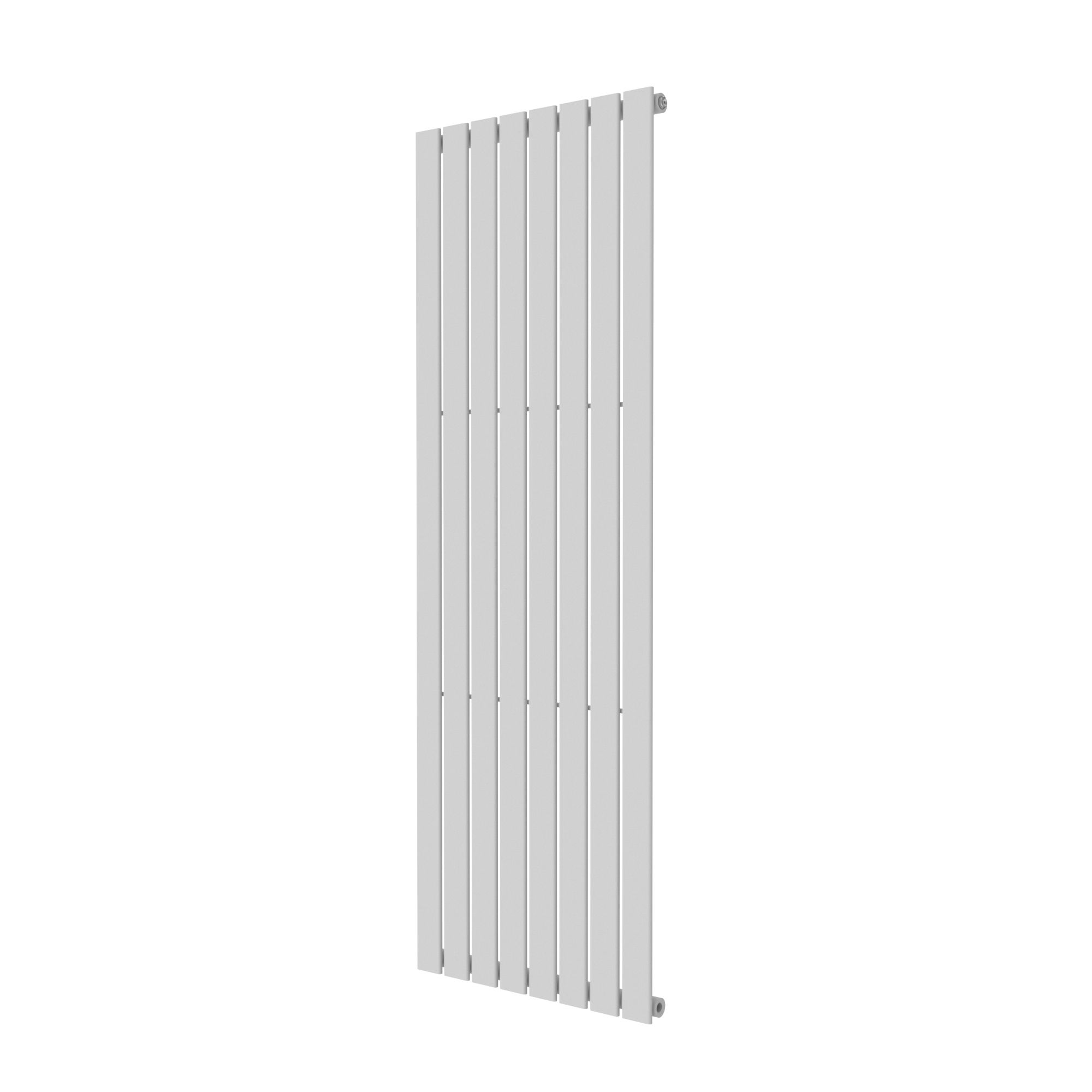 Faringdon White Vertical Designer Radiator, (W)604mm x (H)1800mm