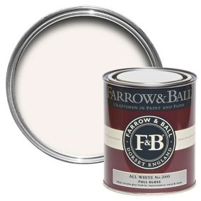 Farrow & Ball All white No.2005 Gloss Metal & wood paint, 0.75L