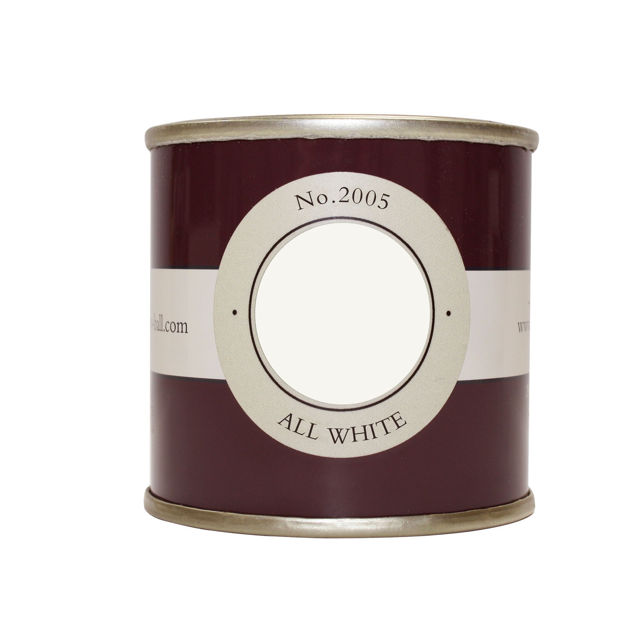Farrow & Ball Estate All White No.2005 Matt Wall & ceiling Emulsion paint, 100ml Tester pot