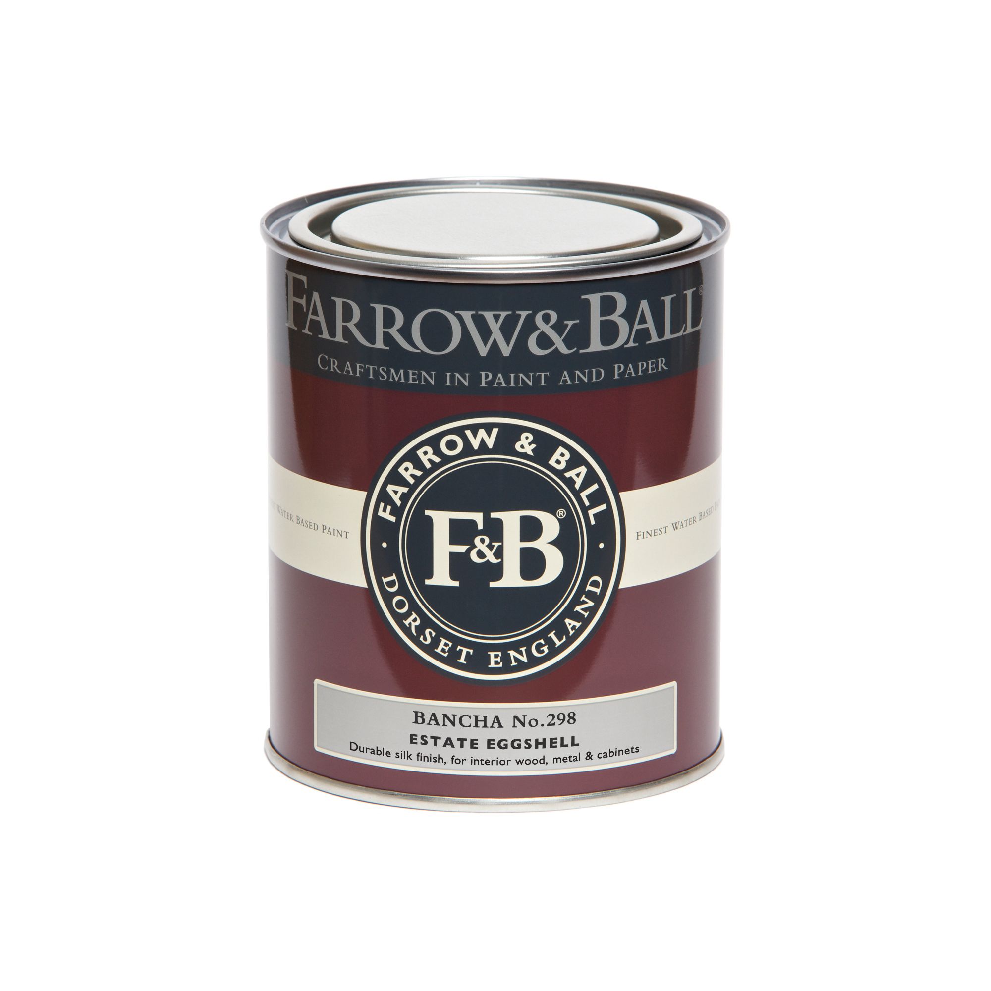 Farrow & Ball Estate Bancha No.298 Eggshell Metal & wood paint, 750ml