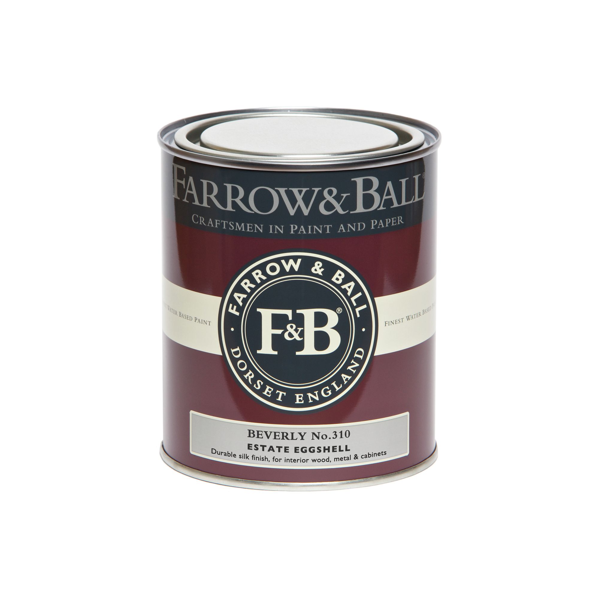 Farrow & Ball Estate Beverly No.310 Eggshell Paint, 750ml