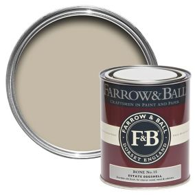 Farrow & Ball Estate Bone No.15 Eggshell Metal & wood paint, 750ml